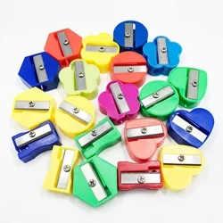 26 stk blyant slipere enkelthull kawaii mini plastkutter kniv godteri farge læring skolekontor Stasjonær tilfeldig farge
