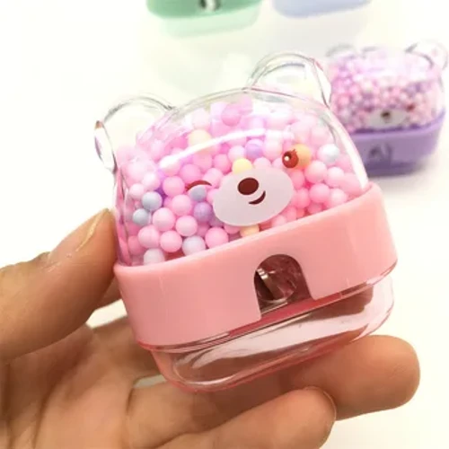 Søt Kawaii Bear Blyantspisser Søt skrivesaker Skolekontorrekvisita for Studentsliperpriser Søt skarper