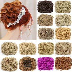 Nuevos accesorios para el cabello de moño sintético Concubine para mujer, moño desordenado, extensiones de cabello con Clip, postizo de moño de cola falsa