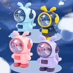 Creative Space Rabbit Bläistëftschärper Drëtte Gear Upassbar Bläistëftschärper Handgekrängt Automatesch Bläistëftschärper 2023