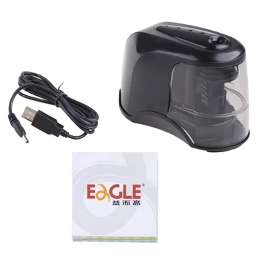 Desktop Electric Pencil Sharpener na may USB Cord Auto Feed-in Clear Shaving Box para sa Student School Boy Girl Class Rewards