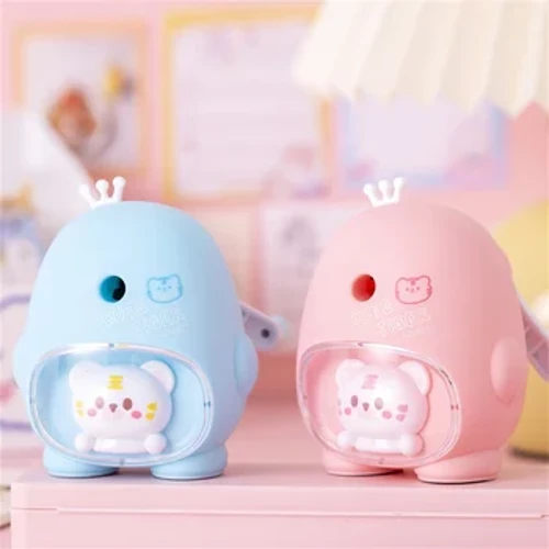 Máy mài bút chì hoạt hình dành cho học sinh tiểu học, Máy mài tay không chì để học tập Đồ dùng văn phòng phẩm Máy mài bút chì
