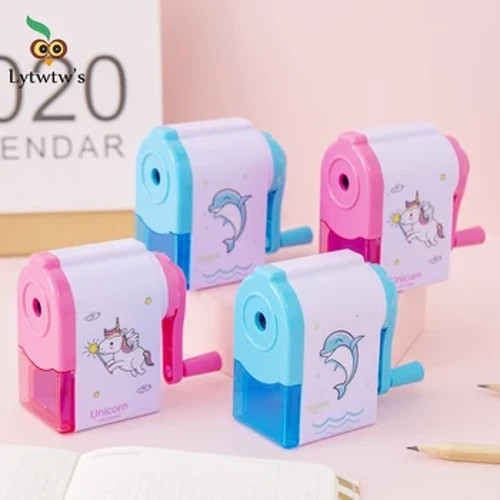 1 Chiếc Lytwtw Dễ Thương Của Kỳ Lân Cá Heo Cơ Mài Cho Bút Chì Trường Vật Dụng Văn Phòng Sáng Tạo Văn Phòng Phẩm Trở Lại Trường Học