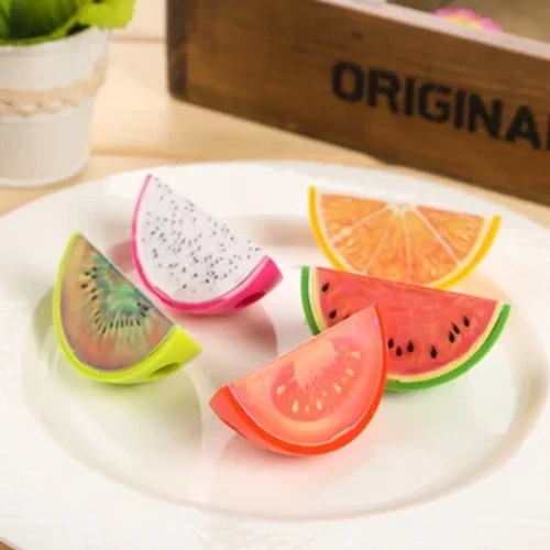 1 stk Nyhet Frukt Vannmelon Plast Blyantspisser Blyantkutterkniv Koreansk skrivesaker Skolerekvisita Papelaria