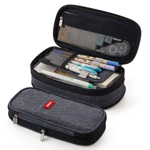 Etui met grote capaciteit, briefpapier, schoolbenodigdheden, etui, etui, bureau, opbergtas, studenten, kinderen, pennenzak, tassendoos