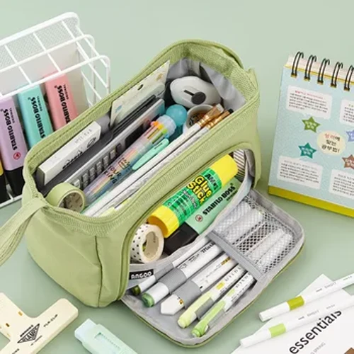 Etui met grote capaciteit Leuke studentenetuis Grote pennenzak Opbergdoos Jongen Meisje Kind Kantoor Schoolbenodigdheden