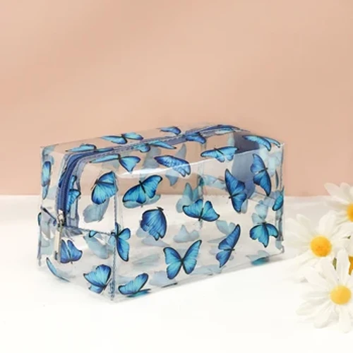 Butterfly Shaffof qalam qutisi kantselyariya troussi katta sig'imli qalam qutisi bo'yanish sumkasi Estuche maktab anjomlari qalam sumkasi