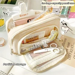 Công Suất Lớn Đứng Yên Túi Đựng Thẩm Mỹ Trường Trường Hợp Đựng Văn Phòng Phẩm Trẻ Em Túi Bút Học Sinh Trường Đồ Dùng Học Tập