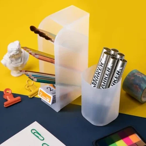 Pen Organizer Desk Organisation Cute Desk Μαρκαδόροι μολυβιών Θήκη ποτηριών Σετ κουτιού αποθήκευσης Πολυλειτουργικό σταθερό για το γραφείο στο σπίτι