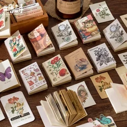 80 pcs/tusi Vintai Time projector series Kraft paper Memo Pad Diary Stationary Flakes Scrapbook Decorative Retro material book