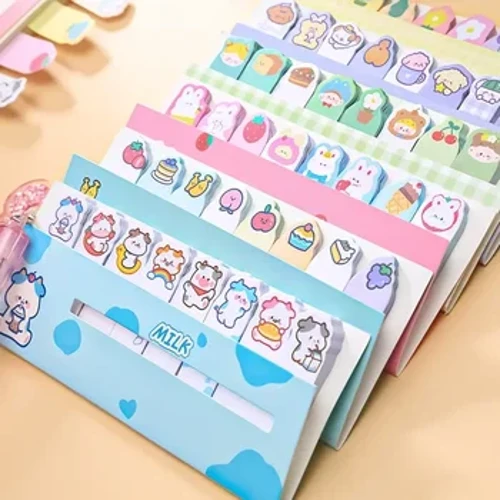 120 lap aranyos rajzfilm állat öntapadó cetli naplóhoz Scrapbooking dekoráció üzenet Barkács anyagok Írószer kellékek