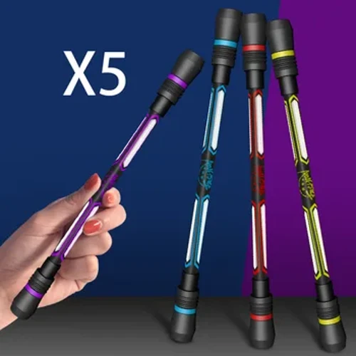 5/2/1Pcs I-Creative Spinning Anti-slip Pen Spinner Ithoyizi Lezingane Ezabantu Abadala Yehlisa I-Antistress Ejikelezayo Amapeni Ejeli Amile
