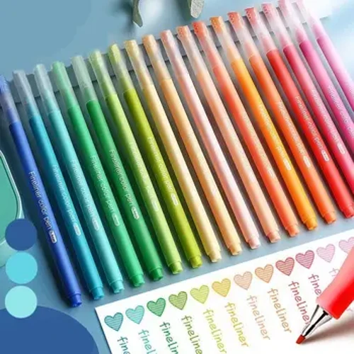 10 Renk Morandi Renkli Jel Kalem Öğrenci Not Işaretleyici Defter Boyama Grafiti Renkli Kalem Kırtasiye Ofis Okul Malzemeleri
