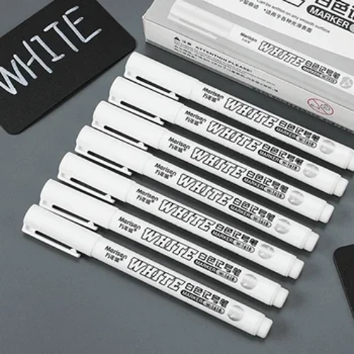 1/3/5 Pcs Pennarelli Bianchi Penna Gel Bianca Impermeabile Graffiti FAI DA TE Schizzi Marcatori Wrting Cancelleria Scuola Ufficio Rifornimenti di Arte