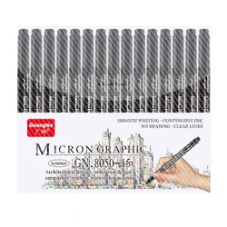 15 uchli qo'l yozuvi uchun chizilgan qalam Pigment layneri mikron qalam 005 01 02 03 04 05 08 1.0 cho'tkasi Fineliner eskiz uchun san'at markerlari