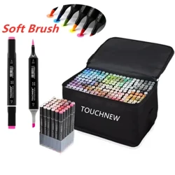 TOUCHNEW Sketchmarker Soft Pinsel Marker Pen Set Pinsel Marker Alkohol-baséiert Marker Comic Zeechnen Animatioun Konscht Ëmgeréits