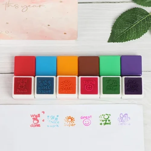 6 Cái/bộ Giáo Viên Khen Ngợi Cụm Từ Phần Thưởng Tem Trẻ Em Mẫu Giáo Khen Thưởng Tem Bài Tập Về Nhà Tự Khen Ngợi Mực Tem