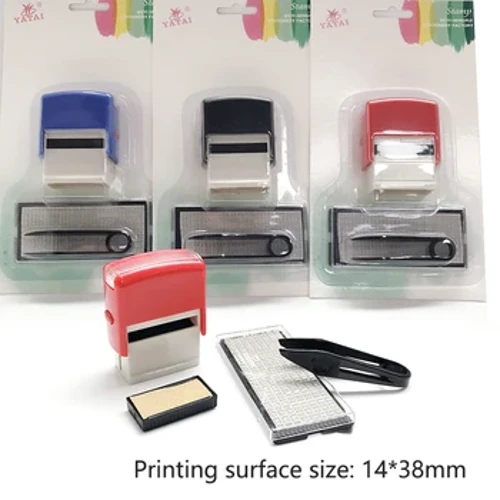 Rubber Stamp Kit DIY Custom Personalized Self Inking Pangalan ng Address ng Negosyo Numero ng Letter Stamp Mga Handicraft Printing Rubber Stamp