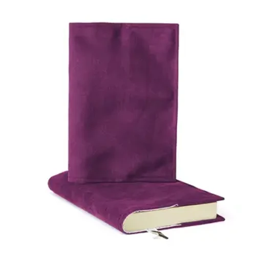 Bìa sách, Màu tím, Bìa sách, Polyester, Vải dễ lau chùi, Thiết kế đặc biệt, Xu hướng mới, Bạn cũng có thể làm quà tặng.