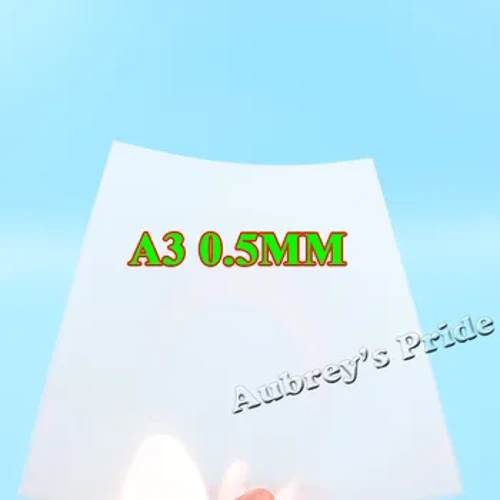10 Adet 0.5MM 20Mil PP A3 Boyutu Mat Saten (420x297mm) Kitap Kapağı Malzemeleri Mylar Kalınlığı