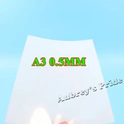10 chiếc 0,5MM 20Mil PP A3 Kích thước Matt Satin (420x297mm) Chất liệu bìa sách Mylar Độ dày