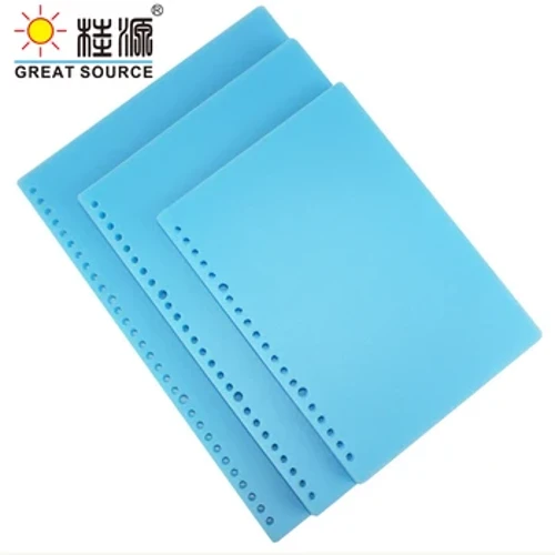 MQQ B5 Journal Cover PP Faarf Cover 26 Lächer Binder Ring Notizbuch Cover Sool Office Datei Cover Cover (8PCS)