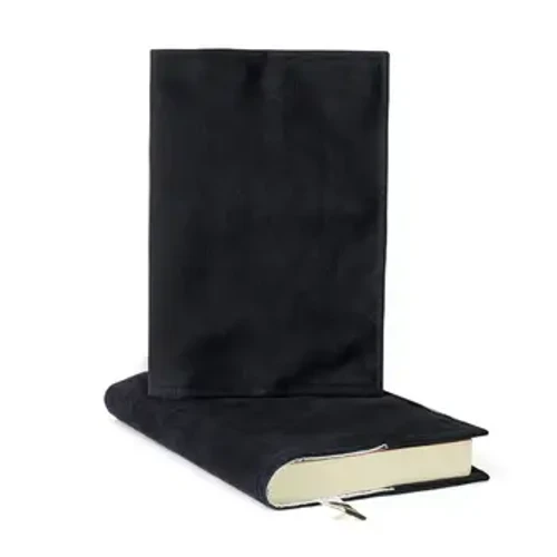 Book Cover Black, Book Protector, Polyester,Easy To Clean Fabric, Special Design, New Trend, You Can Also Gift.