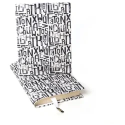 Capa de livro, protetor de livro com tema de carta, poliéster, tecido fácil de limpar, design especial, nova tendência, você também pode presentear,
