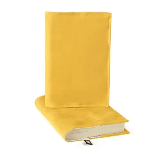 Bogomslag, Yellow Book Protector, Polyester, Nemt at rengøre stof, Special Design, New Trend, Du kan også gave.