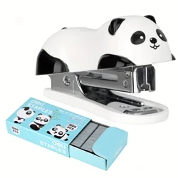 DELI Cartoon Mini Cucitrice Set Pinzatrice Con 1000 pezzi N. 10 Graffette Ufficio Scolastico Rilegatura Forniture Manuali Simpatiche Cucitrici