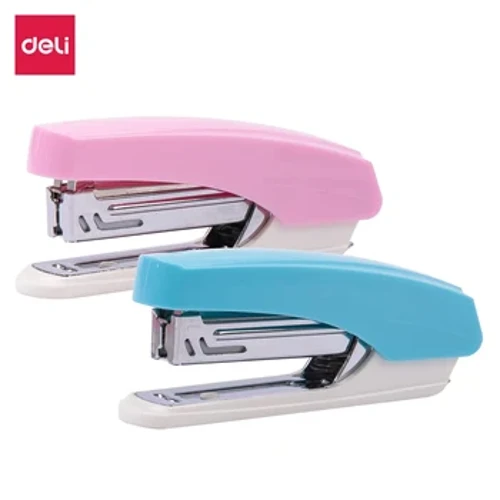 DELI Kantor Stapler 10 Paper Binding Tools Stapling Machine Fashion Stationery