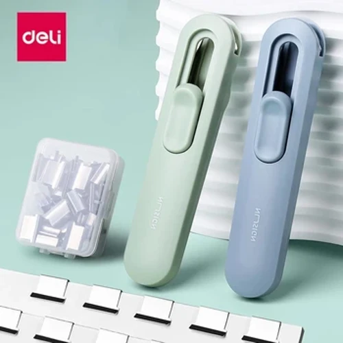 I-Deli Nusign Paper Dispenser Clipper Stapler File Document Binding Ithuluzi Isiqeshana Sephepha Lokunamathisela Umshini Wokubhala Wehhovisi Lesikole