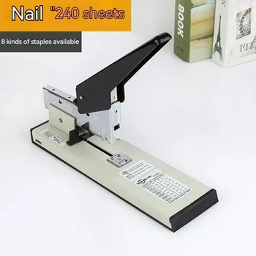 Huapuda Uwezo Kubwa Kufunga Karatasi Stapler Heavy Duty Stapler Bookbinding Stapling Stapler Hand Operated Stapler 100/200 Karatasi
