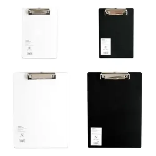 OOTDTY Sederhana A4 A5 Notepad Memo Pad Papan Klip Loose-leaf Notebook File Menulis Klem Kantor Perlengkapan Alat Tulis Sekolah