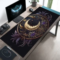 Gotik Mouse Pad, Koyu Kütüphane Yazı Masası Mat, Büyük Oyun MousePad Oyun Masa Paspasları, XXL Klavye pedi Ofis Dekor Aksesuarları