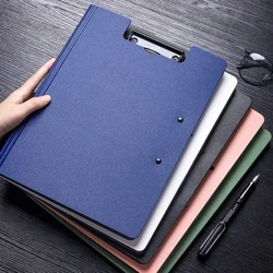 A4 File Folder Clipboard Writing Pad Memo Clip Board Fa'atonu Kipi Fa'alua