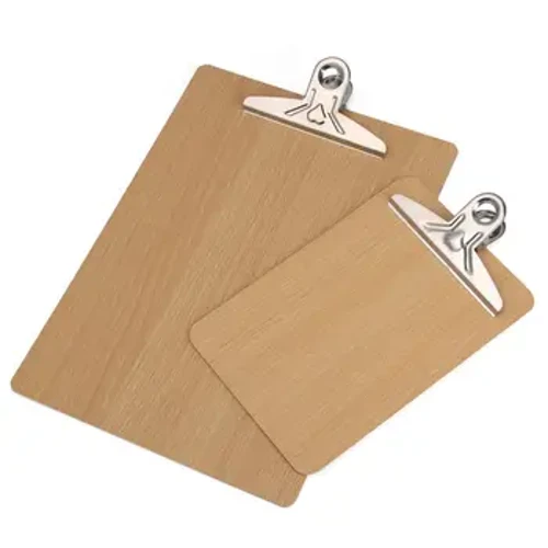 A4 A5 Wooden Clipboard Wooden Clips Writing Sheet Pad Note Board Storage Folder Clips Opisina Restaurant Hotel Stationery Supplies