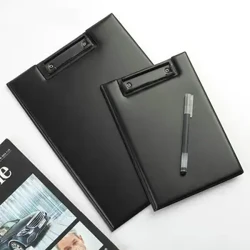 PU Ili Clipboard A4 Conference Folder Writing Pad High Quality Padfolio A5 Foldable Clipboard Me ka waihona