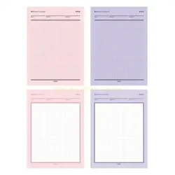 Gözýaşly Notebook Memo Pad 50 Sahypa Grided Sheets Writing Pad Notebook D0UA
