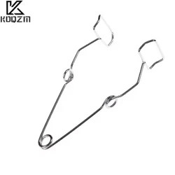 1PCS Clamp Téamh Feadáin Gloine Tongs Soláthairtí Sealbhóir Feadáin Tástála Lab Uirlis Sprung