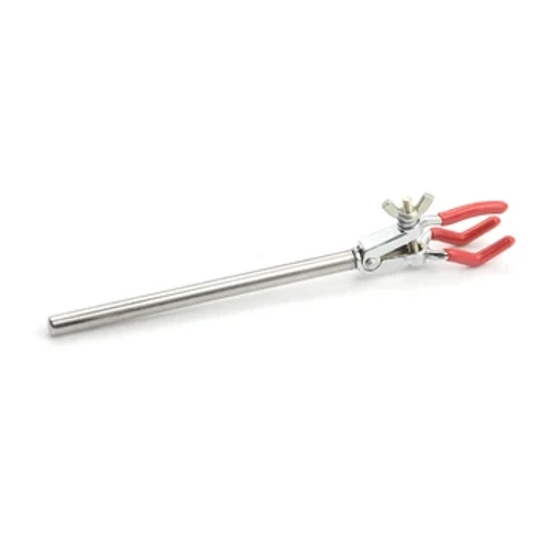 1pc Tatlong Prong Extension Flask Clip Clamp Range 0-30mm Lab Single Adjustment Three-jaw Design Laboratory Supplies