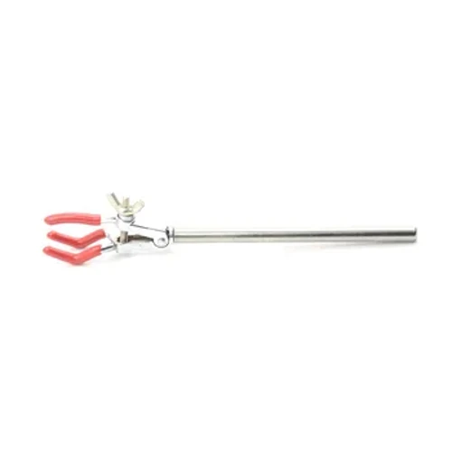 1Pcs Estyniad Sengl Lab Deiliad Addasiad Tiwb Ystod 0-30mm Labordy Three Prong Clip Fflasg Cyflenwadau Clamp