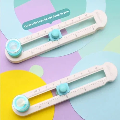 Plastic 2-20cm Circle Paper Cutter Multifunctional Craft Cutting Tools Paper Scrapbooking Cards Cutters No nā keʻena aʻo home.