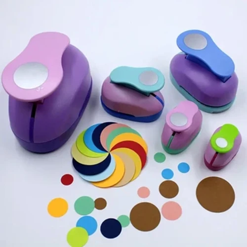 8/16/25/38/50mm Random Color Circle Punch DIY Embossing punches Scrapbooking Machine Paper Cutting Hole Punch Rounder Cutter