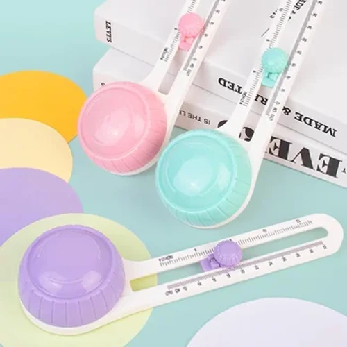 Dao Cắt Giấy Hình Tròn Sổ Lưu Niệm Thẻ Hình Tròn Cắt DIY Tròn Cắt Dao Xoay 360 Vòng Tròn Cắt