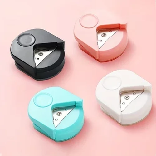 I-R4 Card Rounded Cutter Corner Rounder Paper Portable Hole Trimmer Angle Border Punch Photo Scrapbook Office DIY Craft HandTool