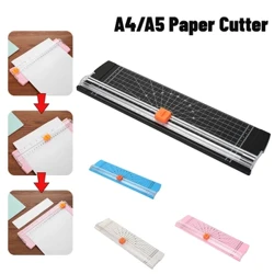 A4 / A5 Pabeier Cutting Guillotine Pabeier Cutter mat Pull-out Lineal fir Foto Trimmer Scrapbook Liichtgewiicht Cutting Mat Machine