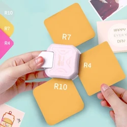 R4/R7/R10mm Corner Round Mini Corner Trimmer Punch Multi-angle Round Corner DIY Paper Card Photo Planner Cutting Supplies