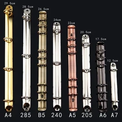 A4b5a5a6a7 Cartella per rilegatura a fogli mobili Notebook Carta Anello a fogli mobili Clip per fogli mobili Raccoglitore in metallo a fogli mobili