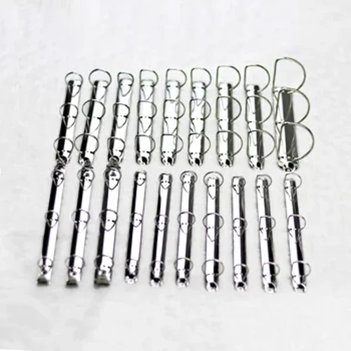 A4 A5 3 hål Ringar 205 210 240 262 280 292 Metallpärm Clip Mekanism Silver Svart Guld